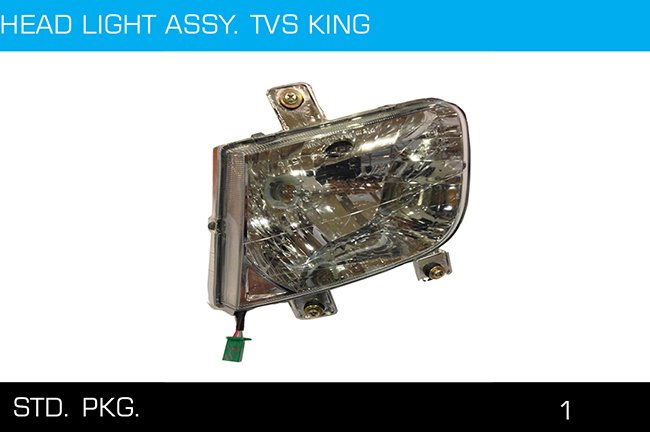 HEAD LIGHT ASSY TVS KING